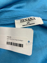 Zenana NWT Women's Snap Front Cardigan (1X)