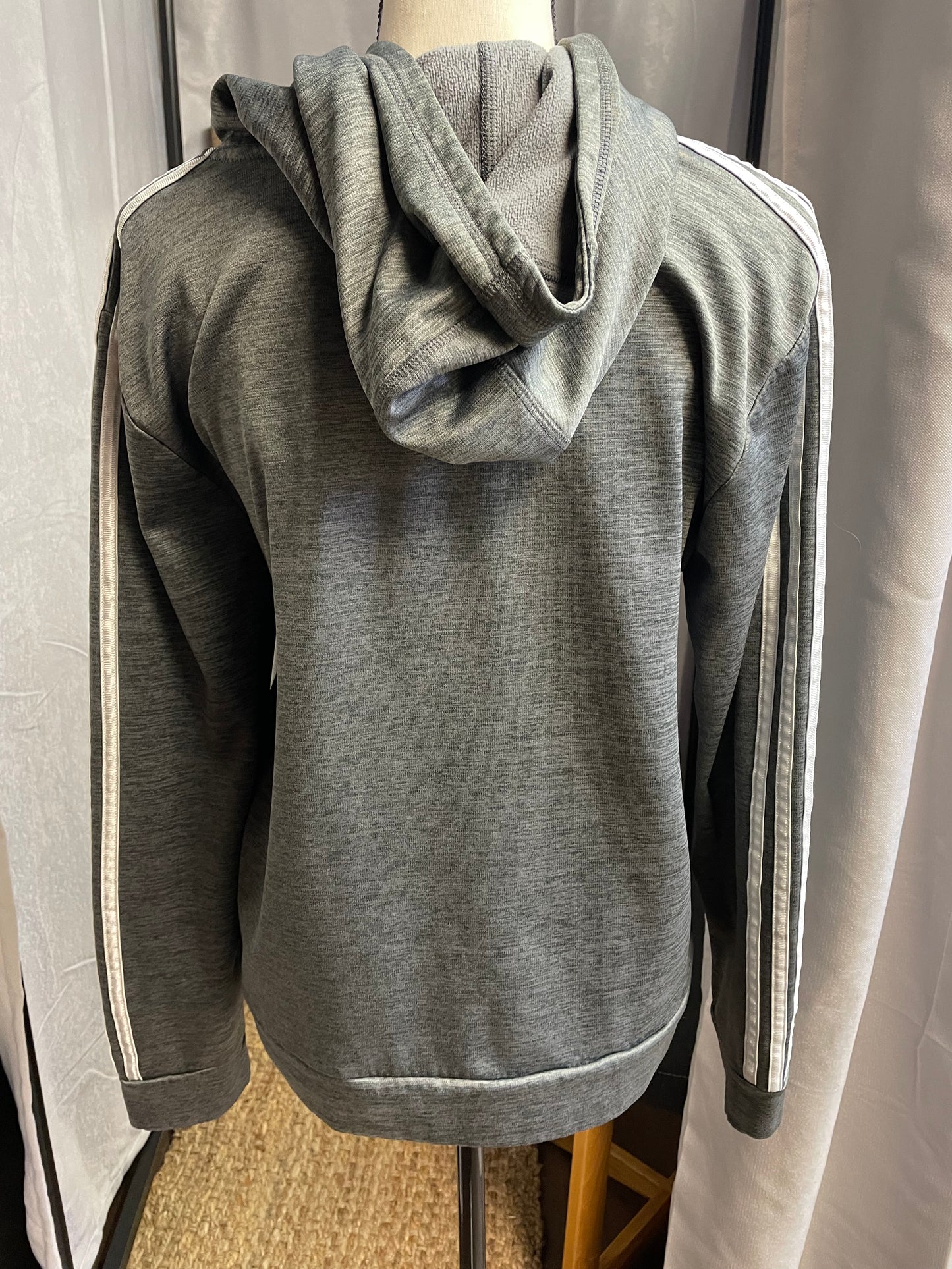 Adidas Gray Performance Hoodie (YXL)