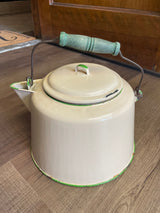 Vintage Metal Kettle Decor (Beige) - BinxBerry Consignment