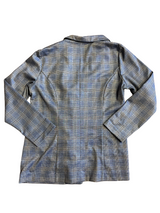 Liverpool Los Angeles Women's Blue Plaid Blazer (L)