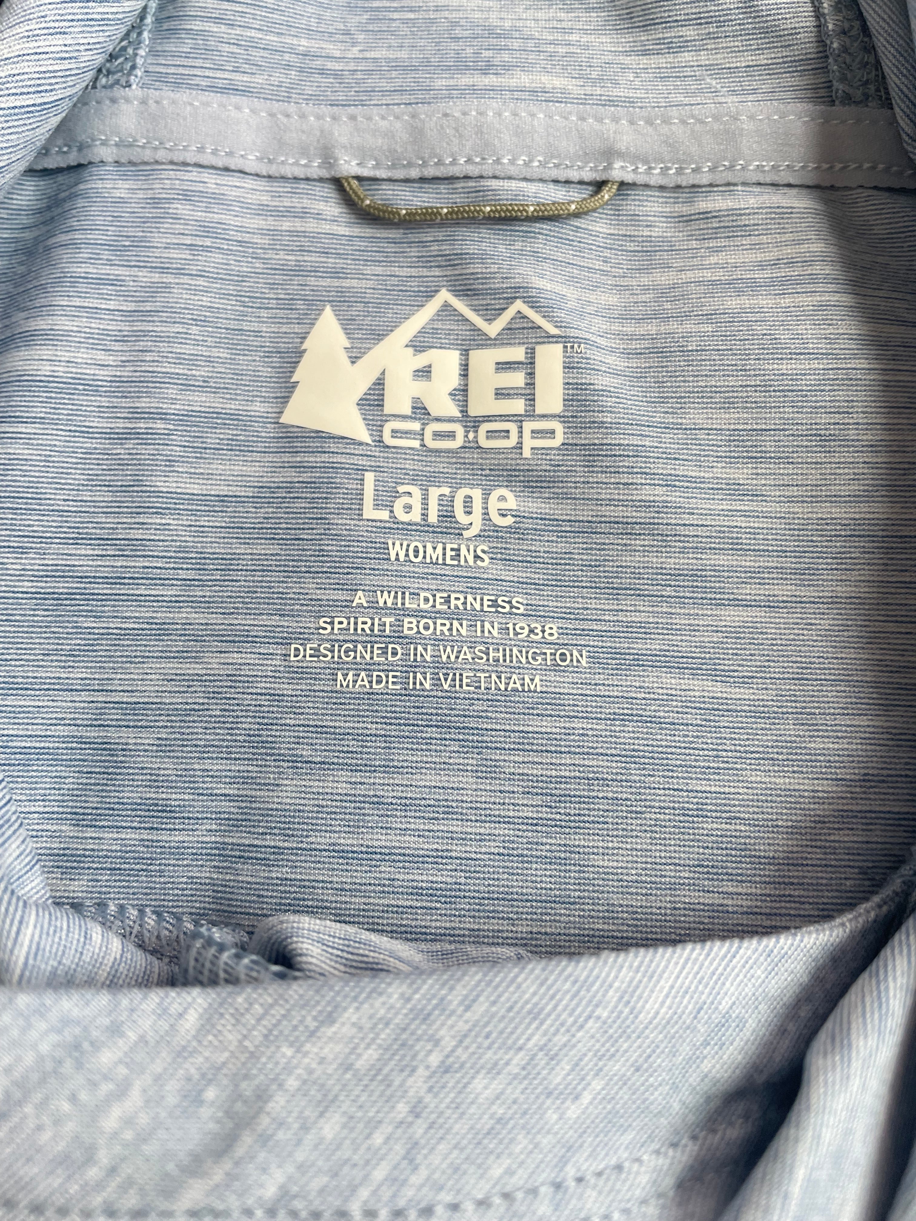 REI Co-op Icy Gray Women's Hooded Top (L)