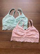 Victoria's Secret Pink Lace Bralette Bundle (M)