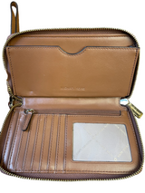 Michael Kors Fulton Pebbled Leather Smartphone Wristlet