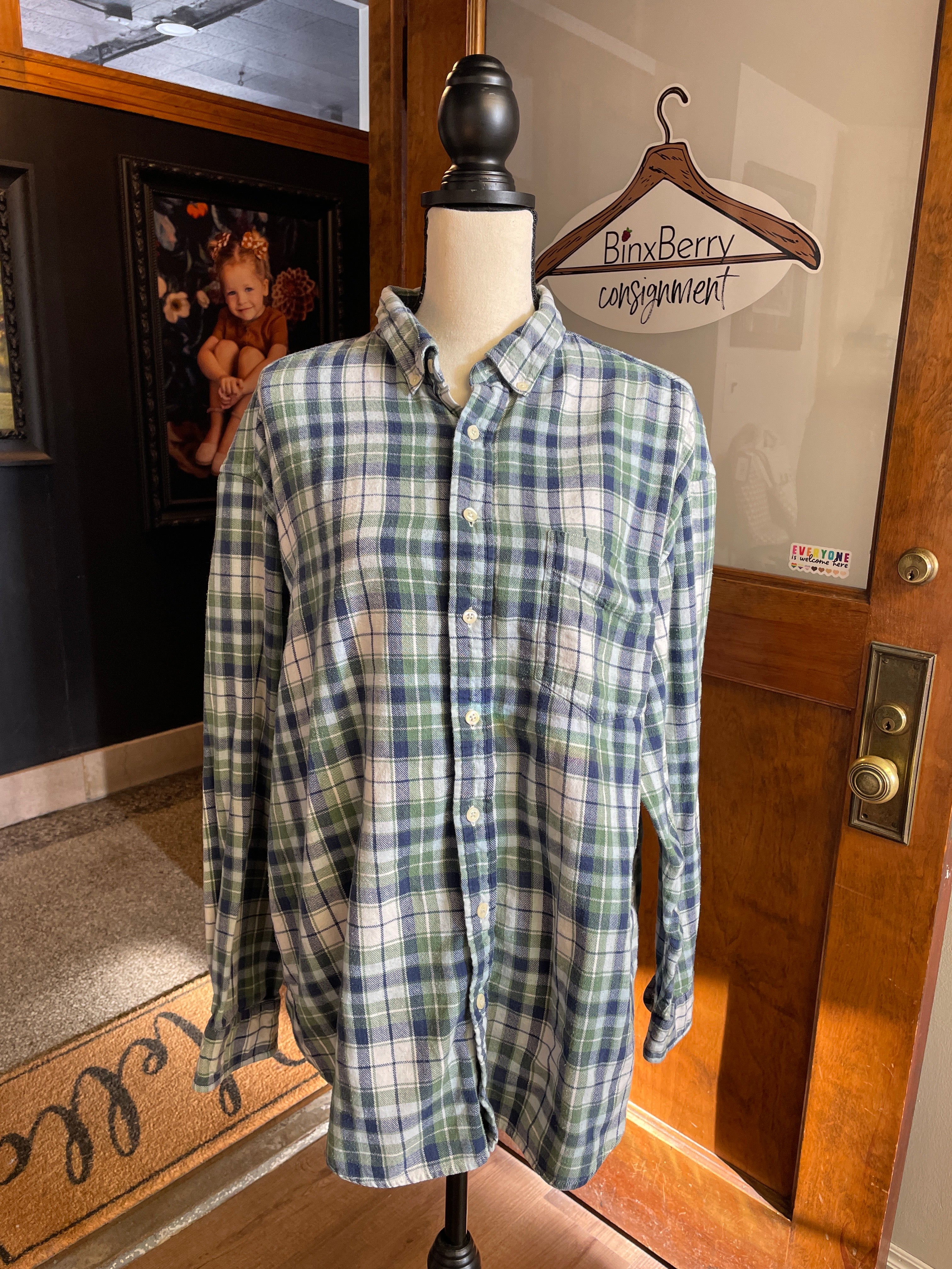 Old Navy Women's Plaid Flannel (XL)