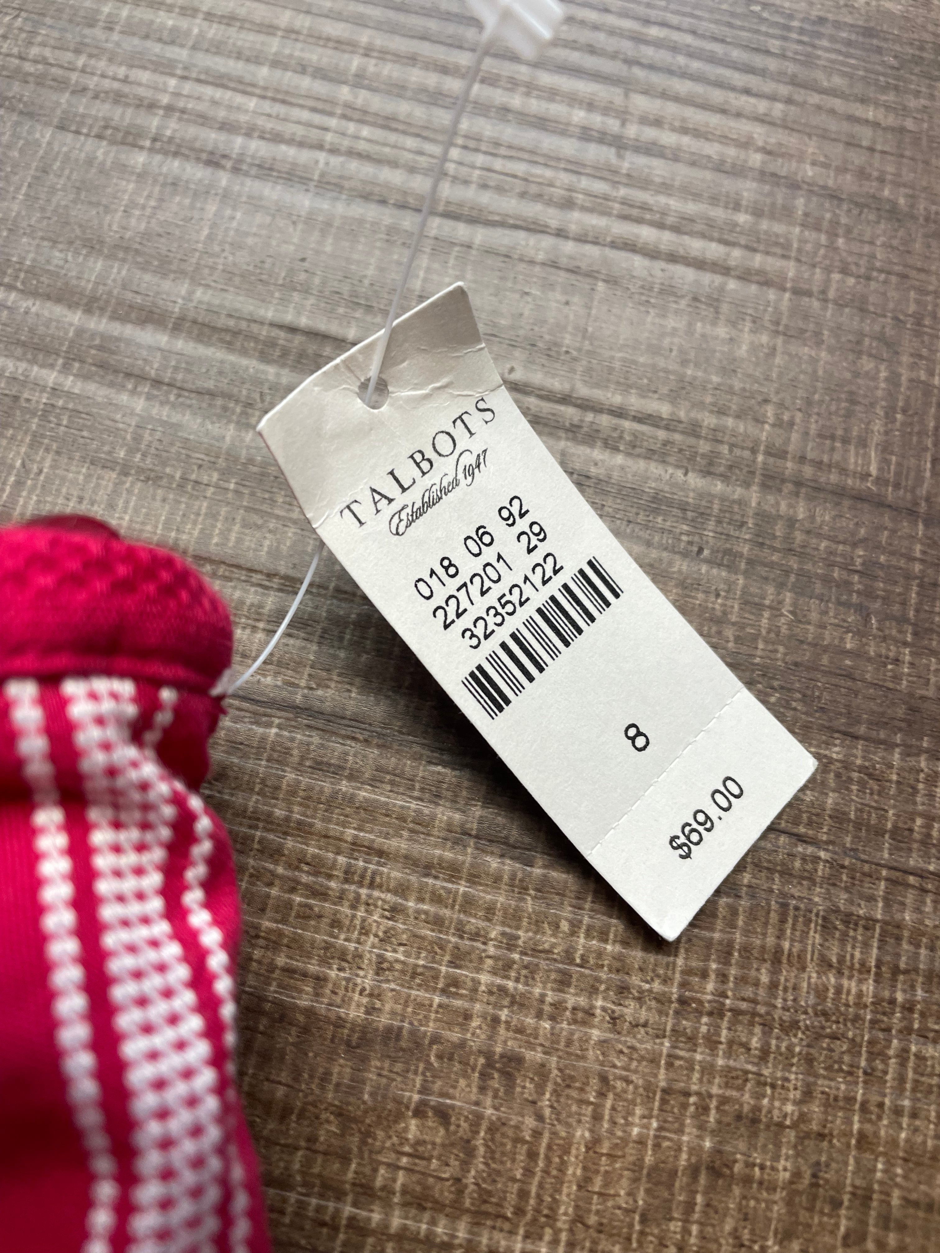 Talbots Hot Pink Godet Skirt (8)