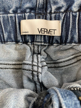 Vervet Women's High Ruffle Waisted Jeans (29)