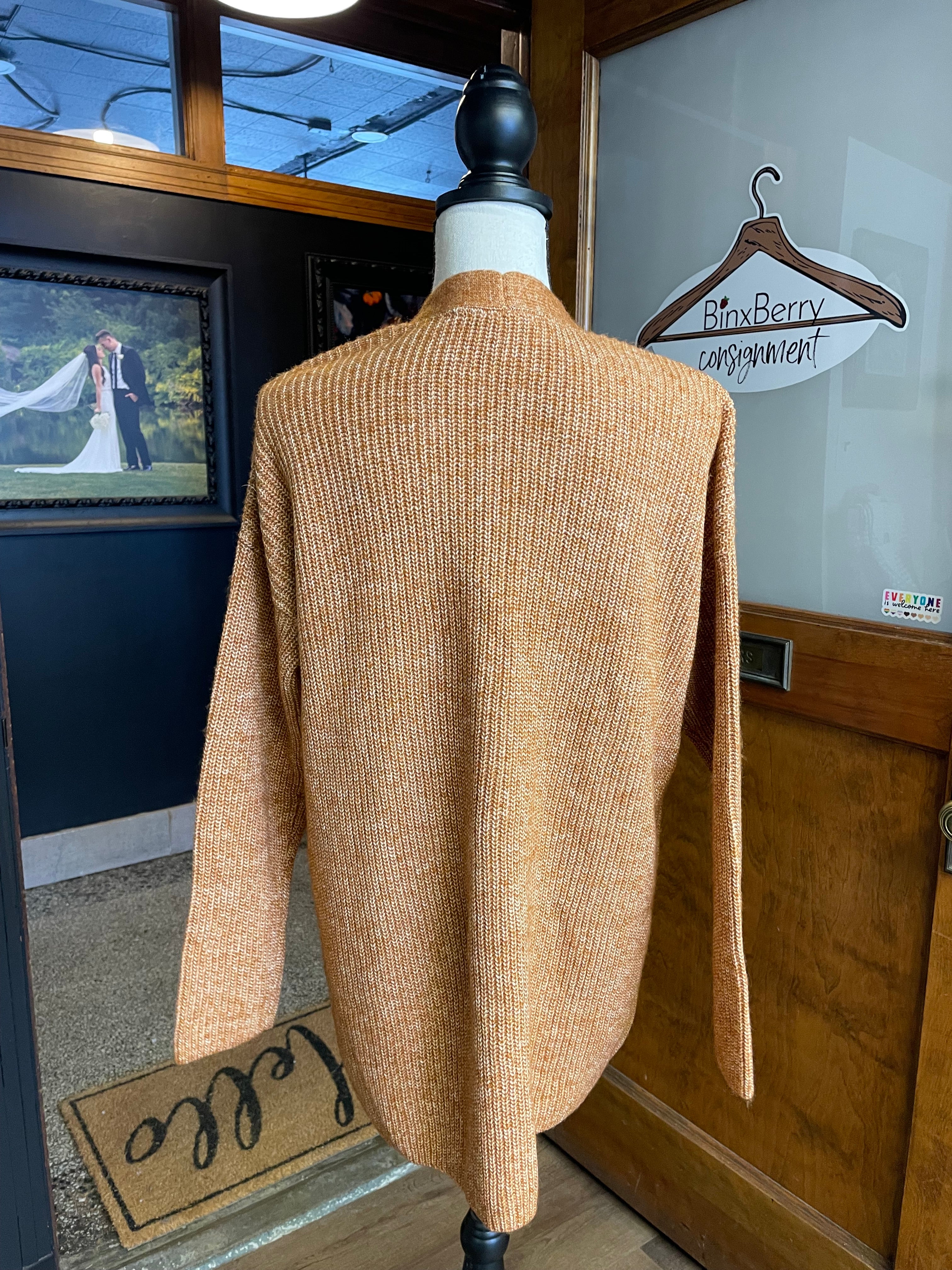 J. Jill Cable Knit Button Down Women's Cardigan (M)