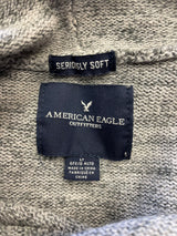 American Eagle Men's Wool Blend Sweater Hoodie (LT)