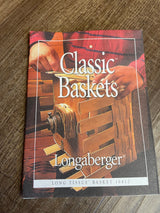 Longaberger 2002 Long Tissue Basket with Lid