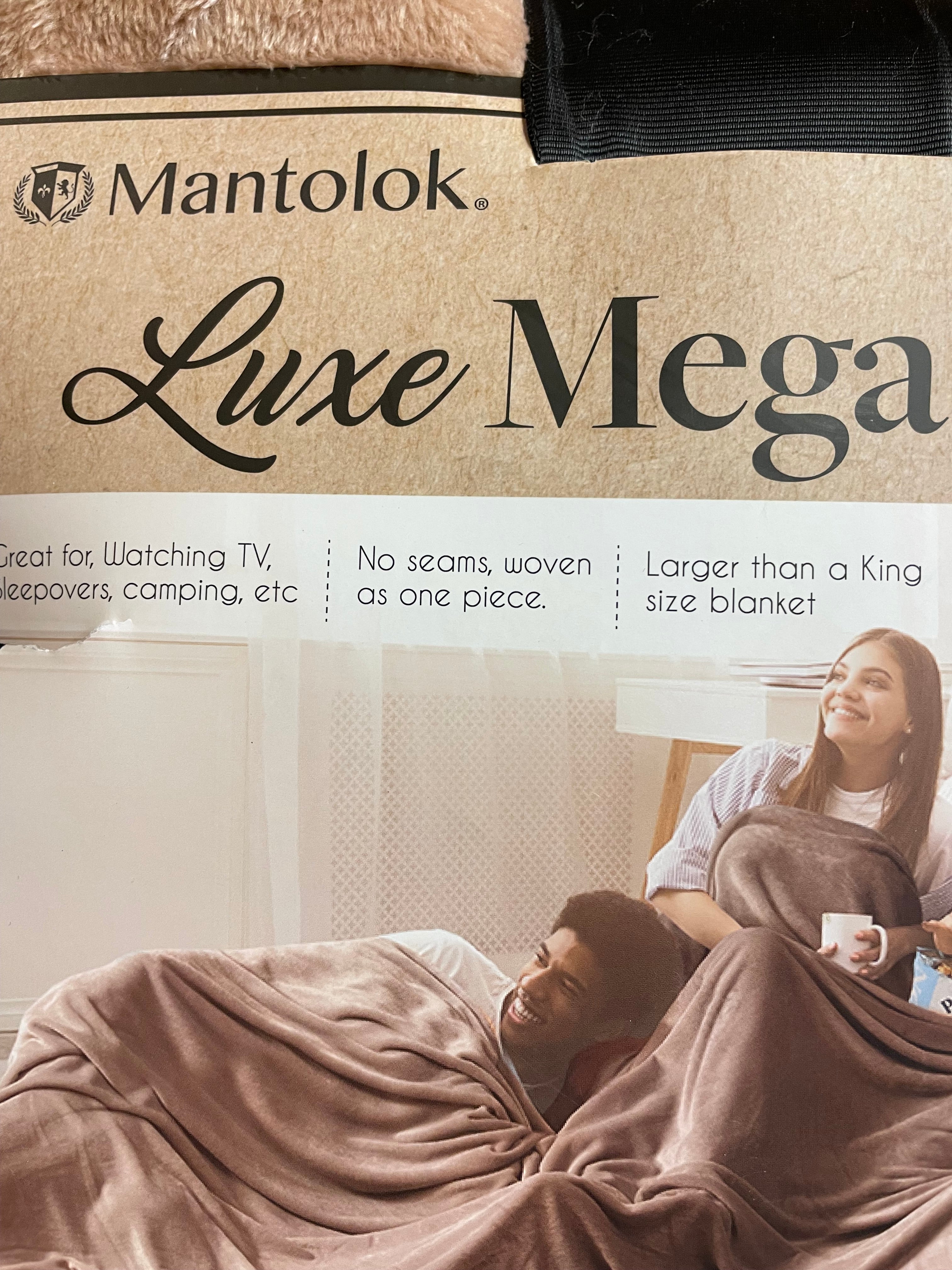 Mantolok Luxe 10x9FT Mega Blanket