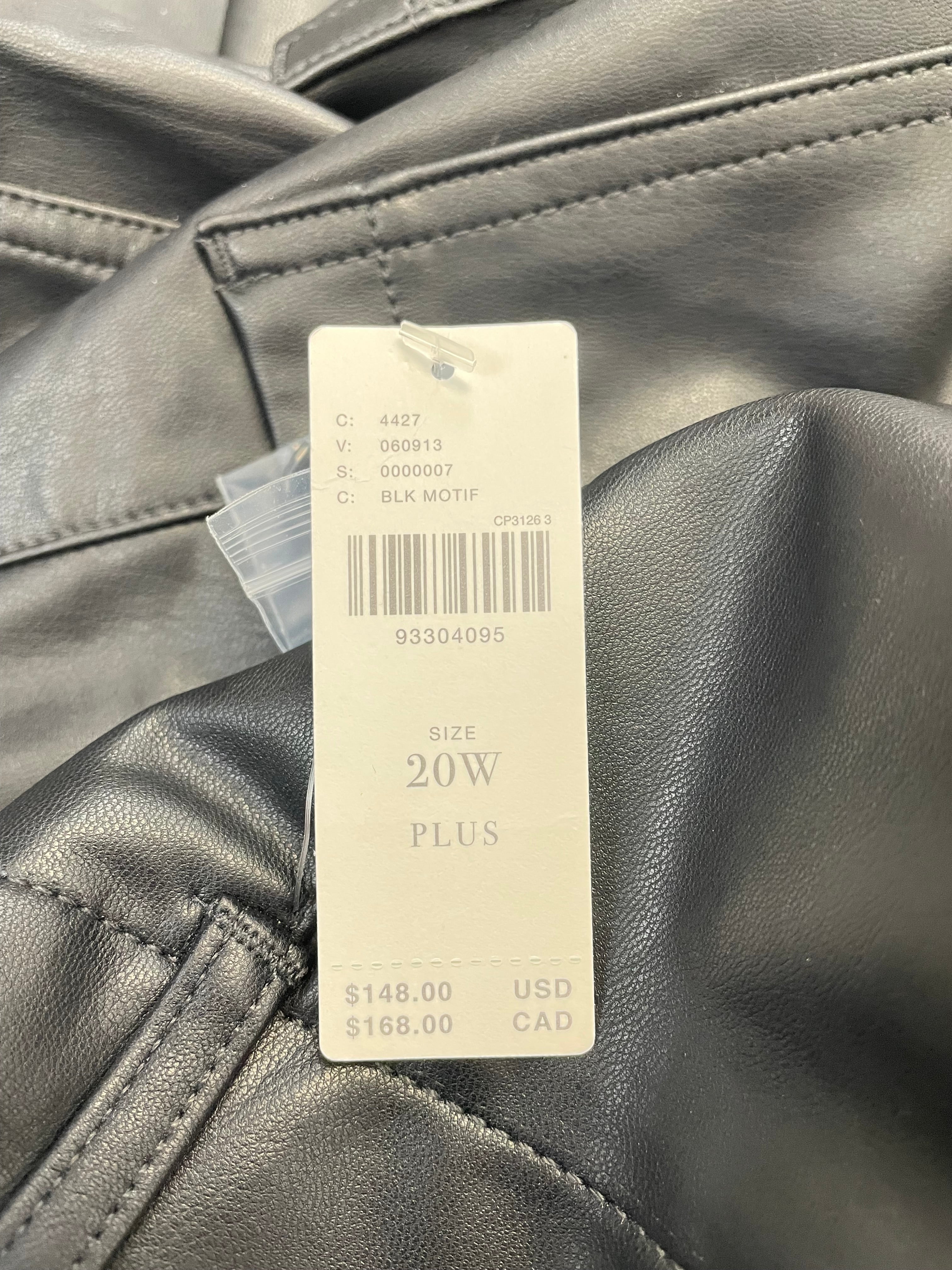 Anthropologie Plus Maeve The Colette Faux Leather Pants (20W) - BinxBerry Consignment