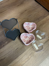 Longaberger Heart to Heart Stand & Little Love Sweetheart Baskets
