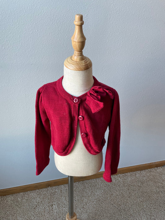 Gymboree Red Cropped Sweater (3T)