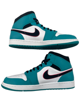Air Jordan 1 Mid SE Turbo Green Black Hyper Pink Men's Sneaker (11.5)