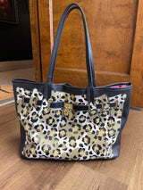 Betsey Johnson Fee Fi Faux Cheetah Print Tote