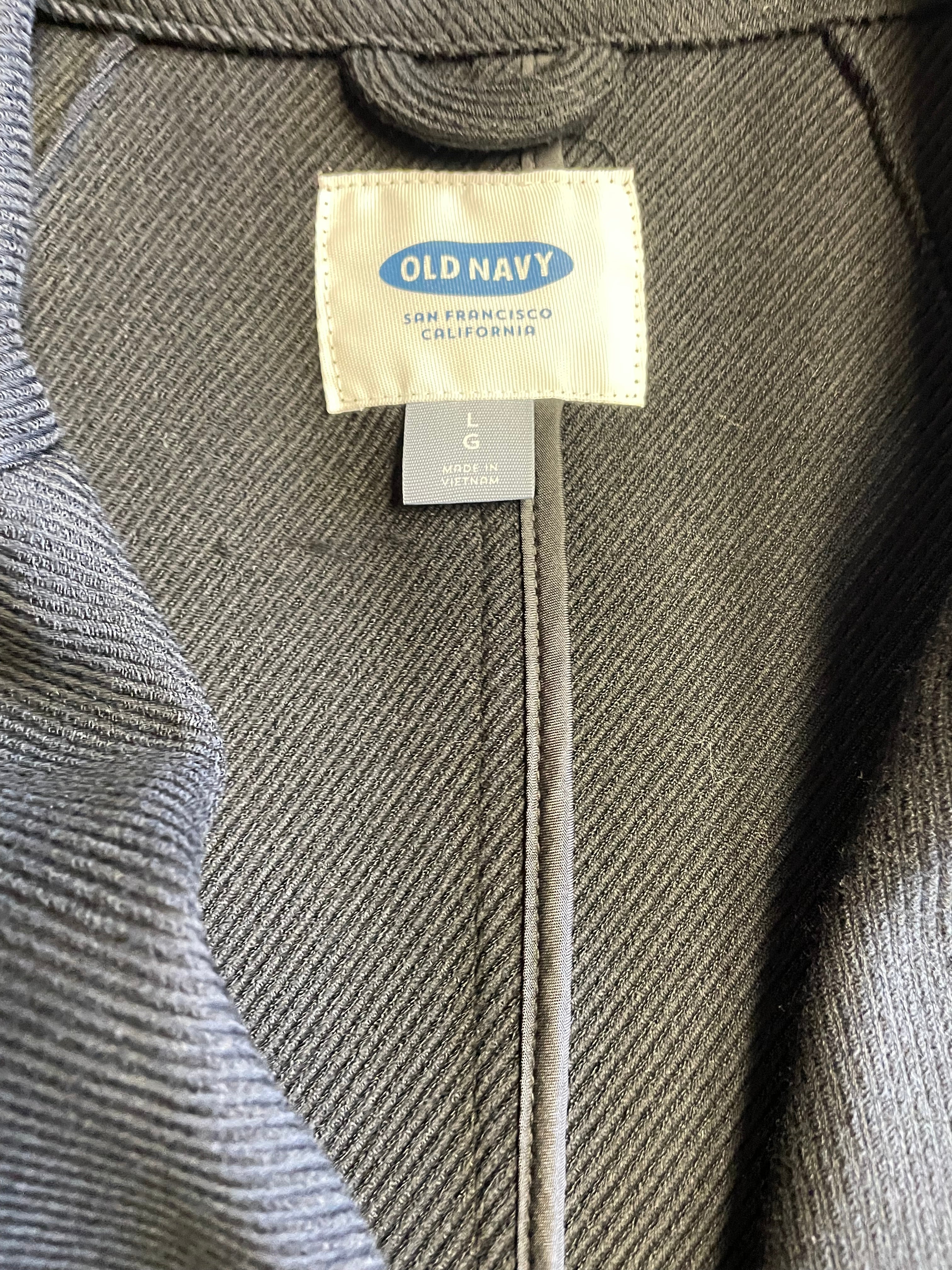 Old Navy Women's Black Single Button Blazer (L)