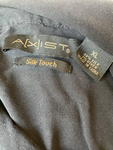 Axist Silk Touch Black Men's Button Down (XL)