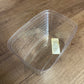 Longaberger 2001 Classic Small Recipe Basket with Lid and Protector