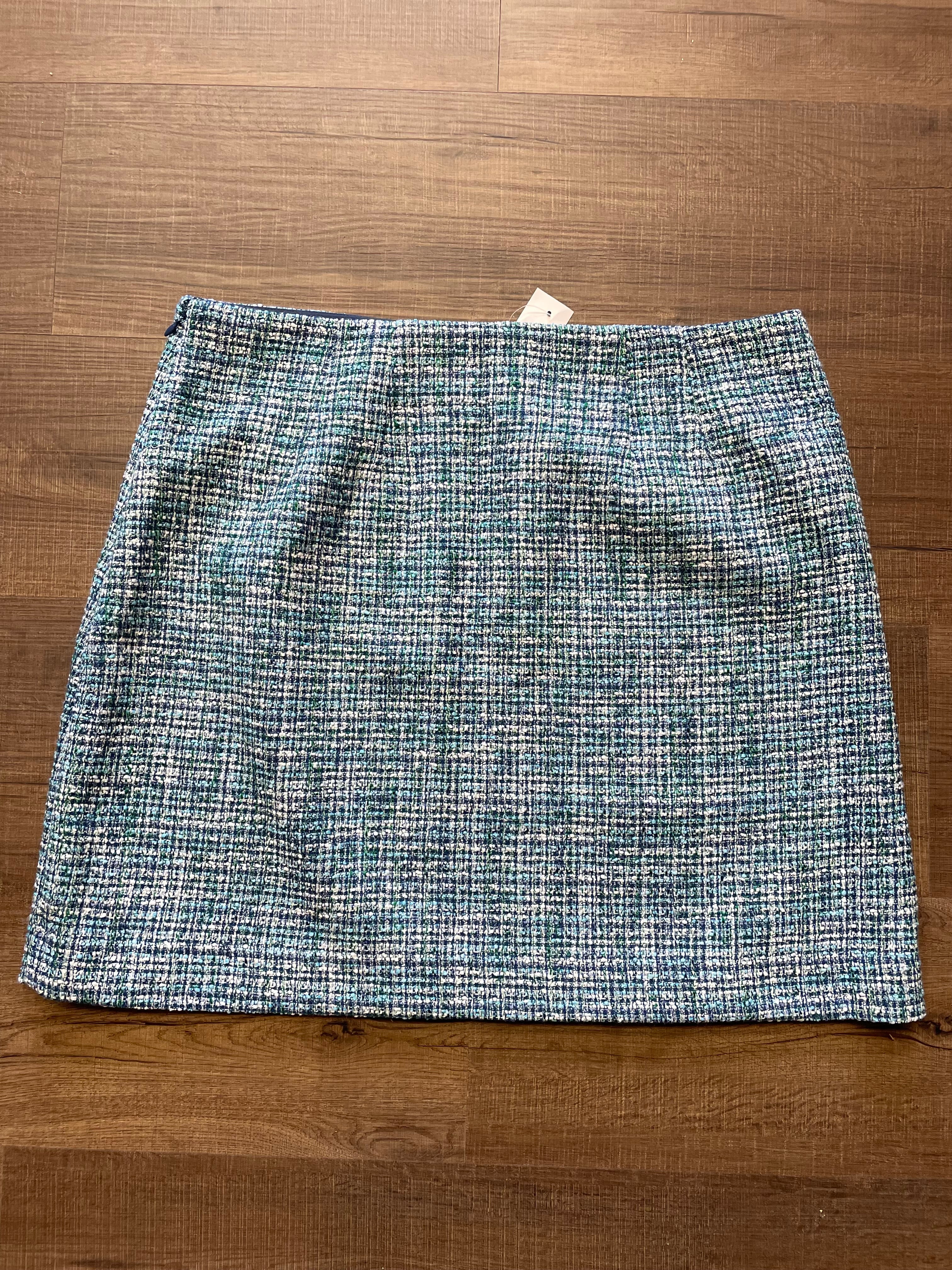 Loft NWT Pocketed Tweed Skirt (12)