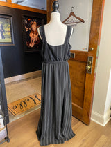 City Chic Belted Pinstripe Sleeveless Dress (20)