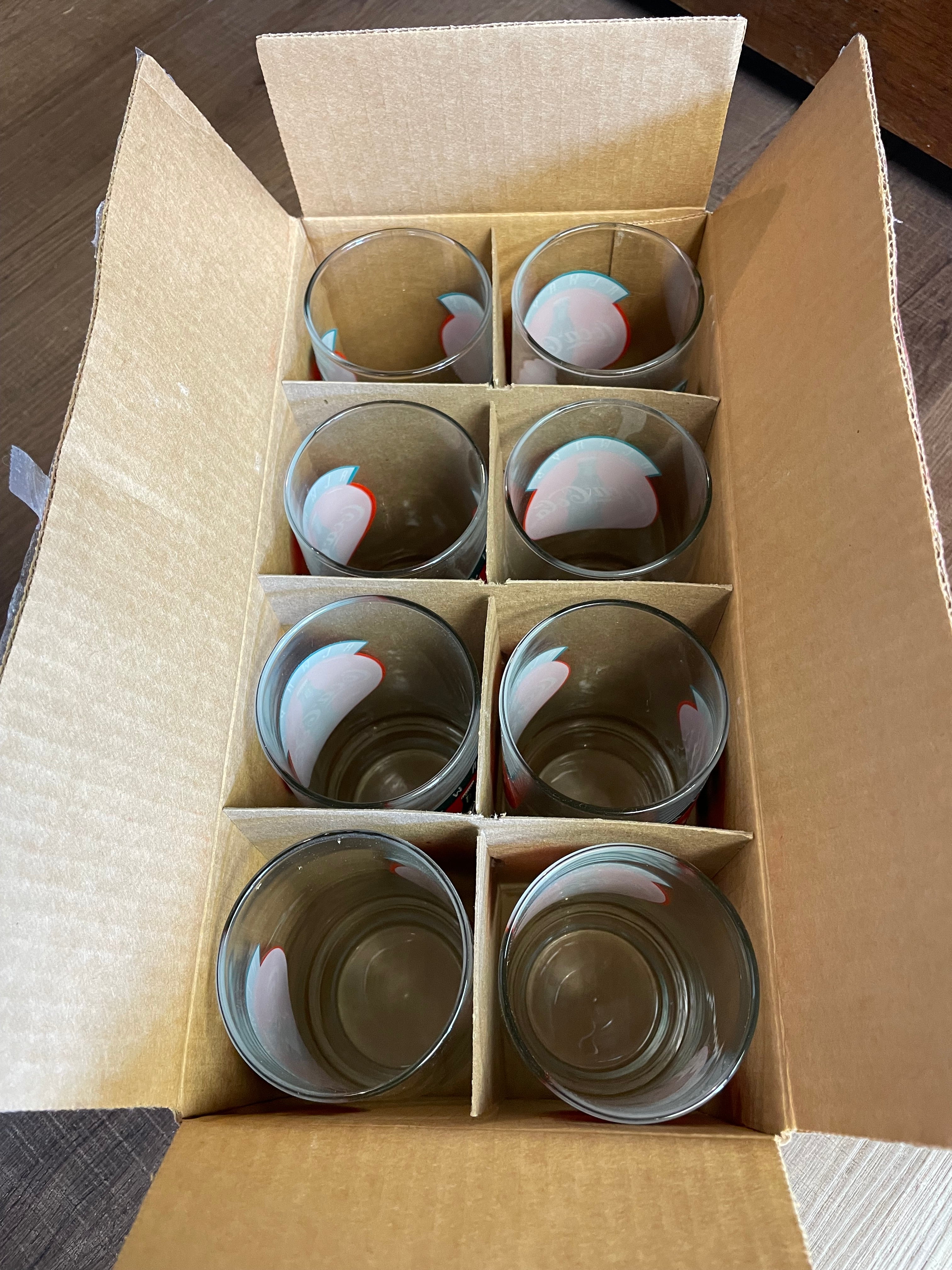 Coca-Cola Vintage 8PC Glass Tumbler Set