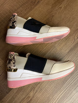 Michael Kors Felix Trainer Tech Canvas Women's Wedge Sneaker (6M)