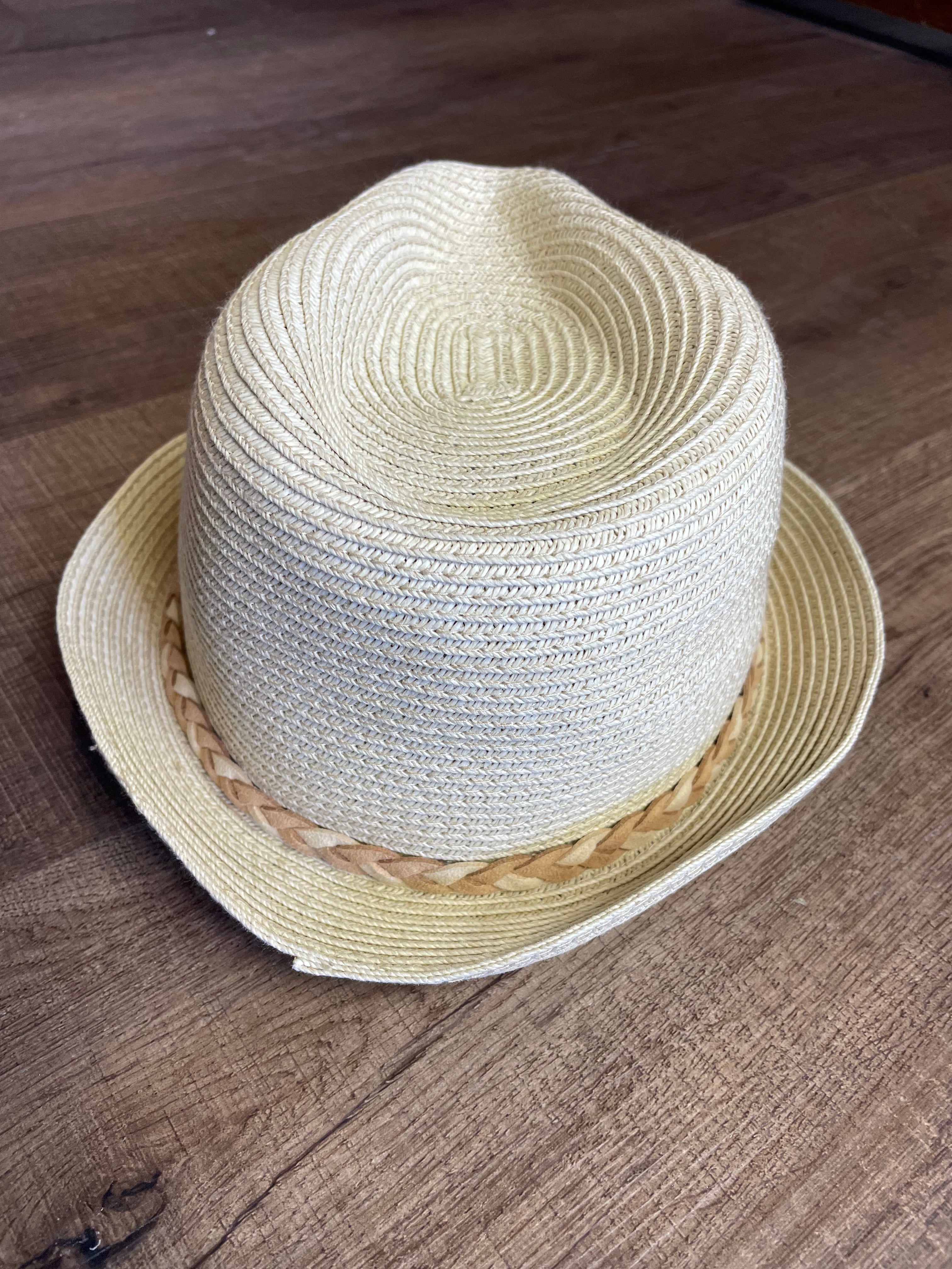 Nine West Straw Women's Fedora Hat - BinxBerry Consignment