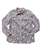 Talbots Ditsy Floral Button Down Women's Blouse (L) - BinxBerry Consignment