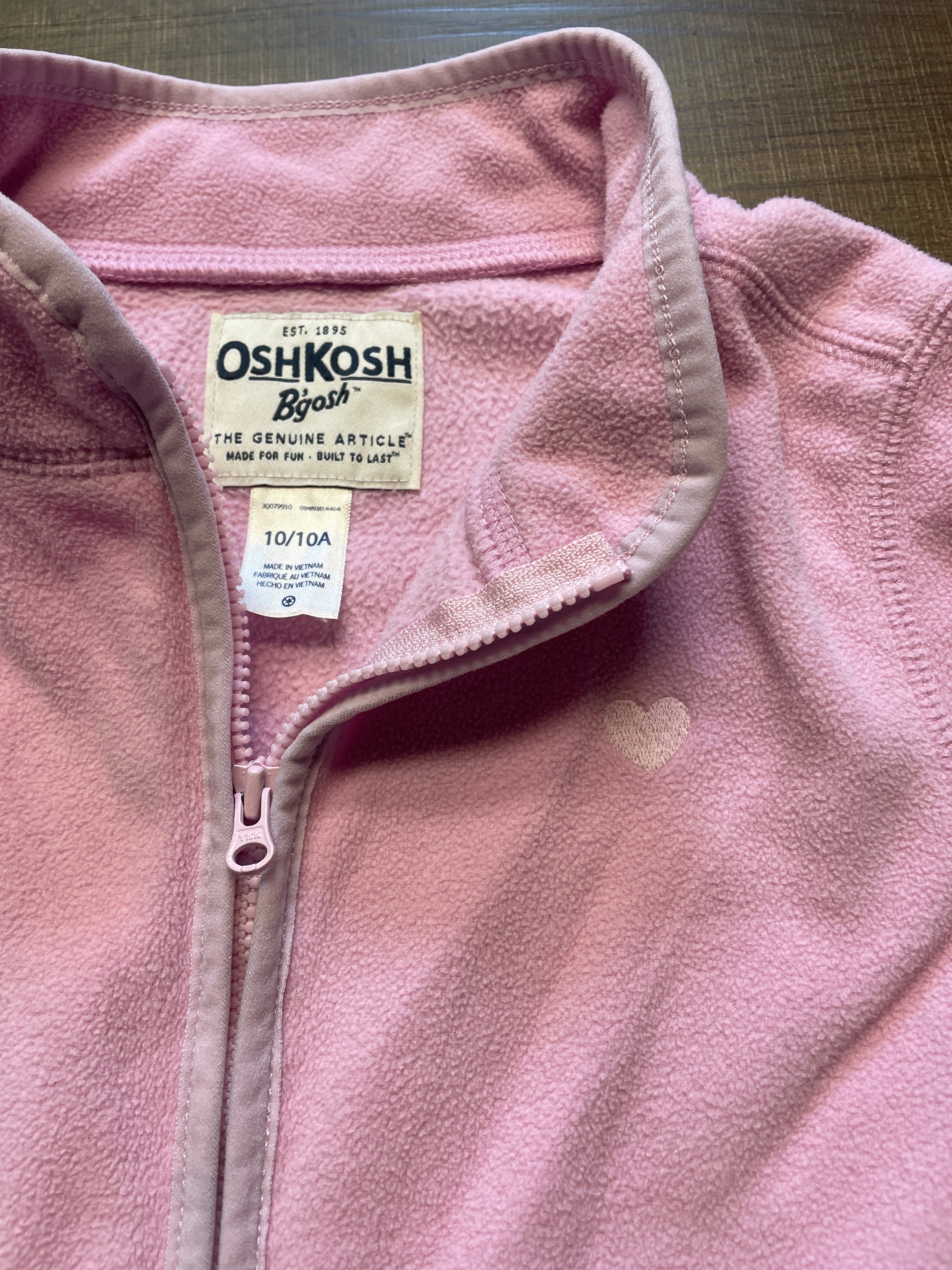 Oshkosh Girl's Fleece Jacket (10/10A)