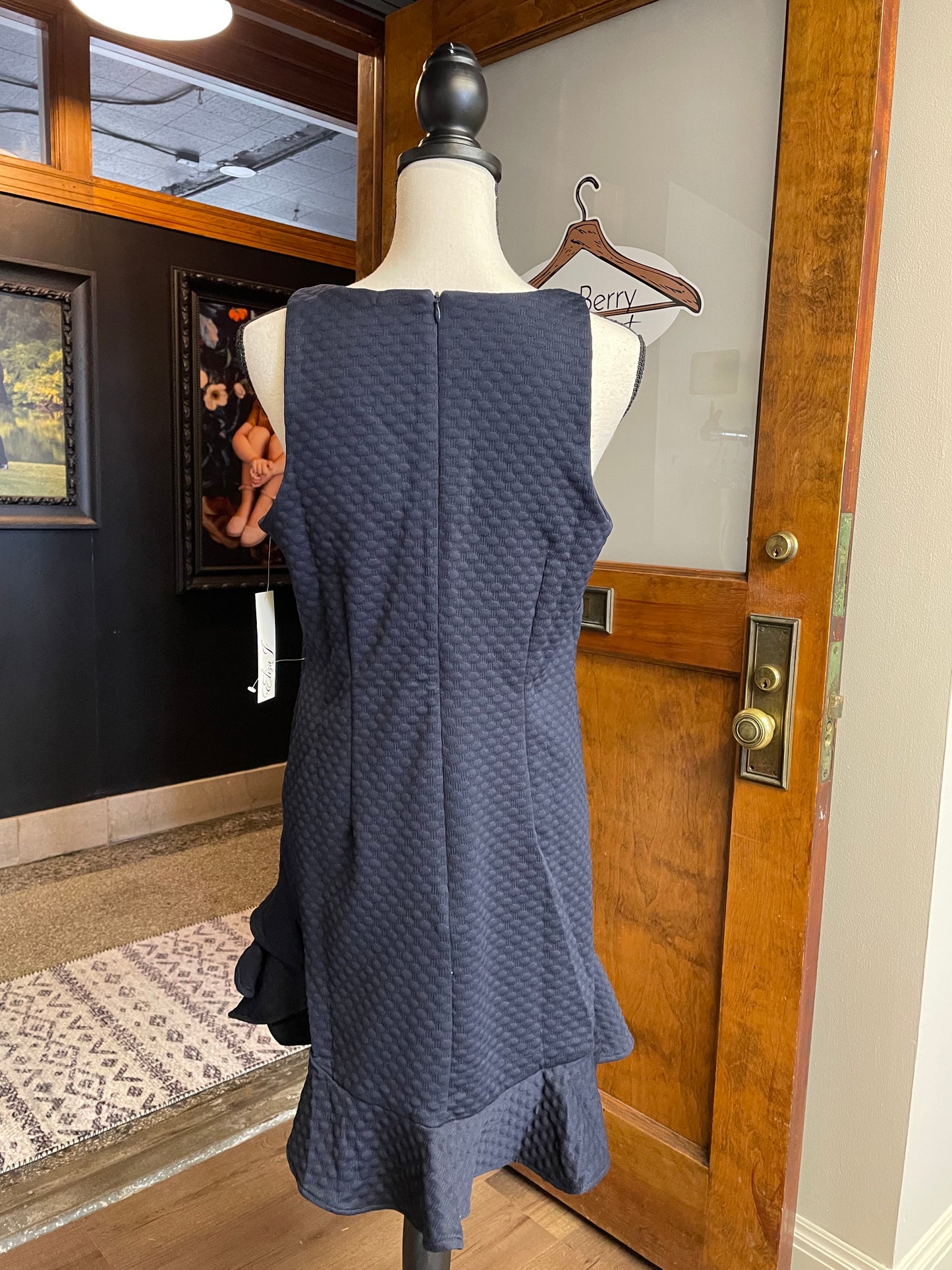 Eliza J Sleeveless Layered Hem Dress (12)