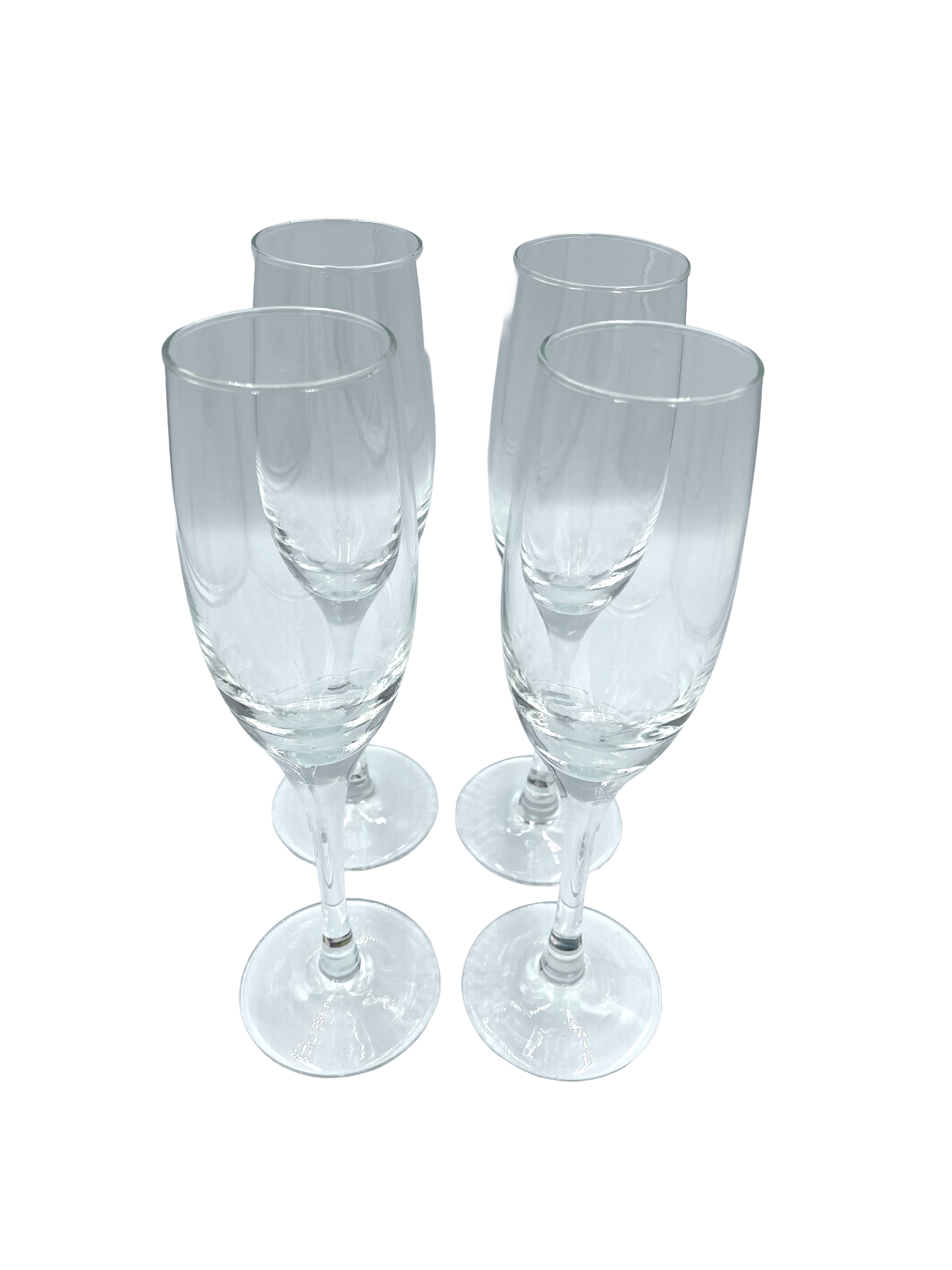 Stemmed 9" Champagne Flutes (set of 4)
