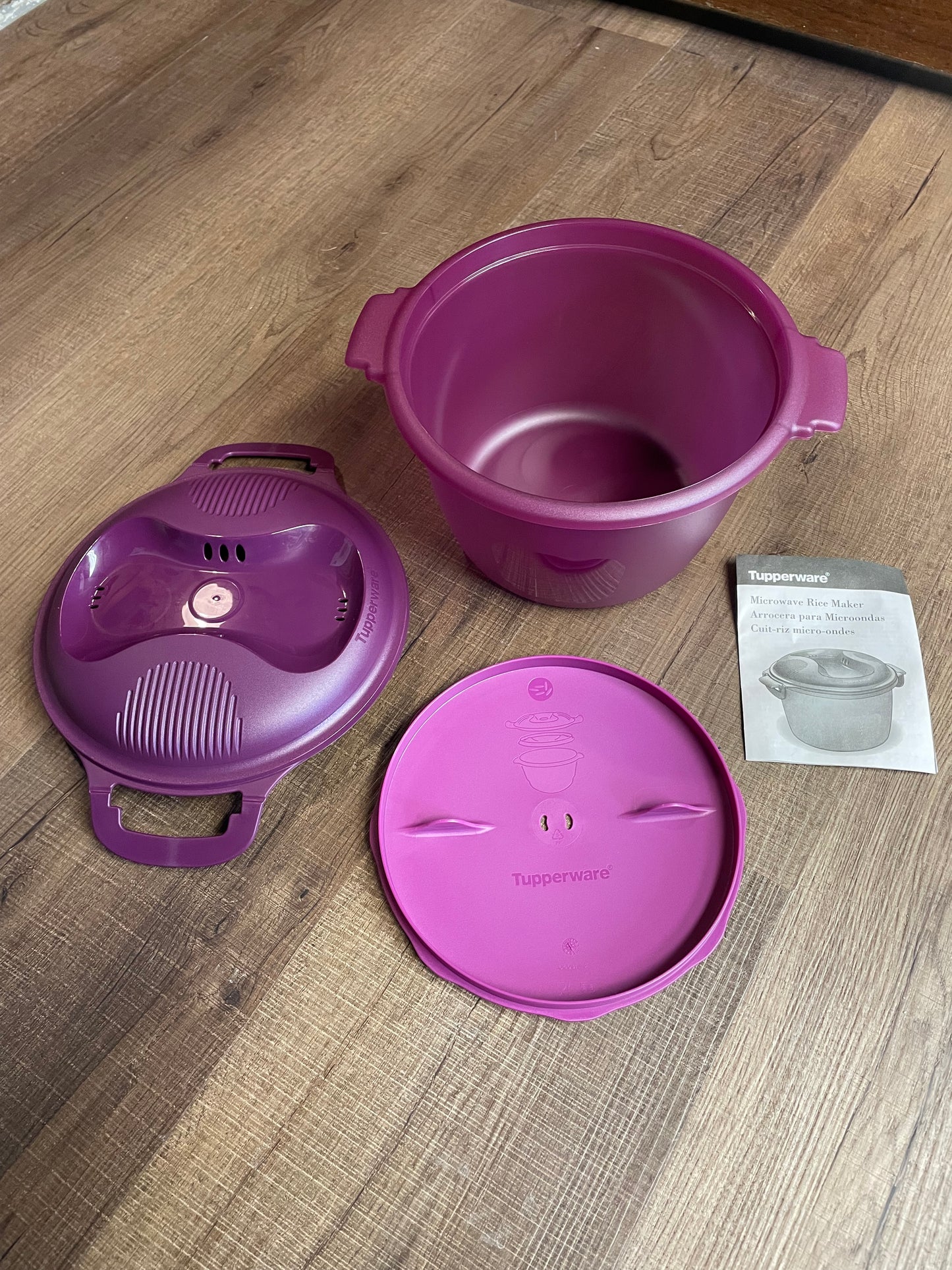 Tupperware NEW Microwave Rice Maker