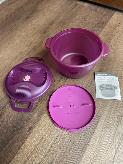 Tupperware NEW Microwave Rice Maker