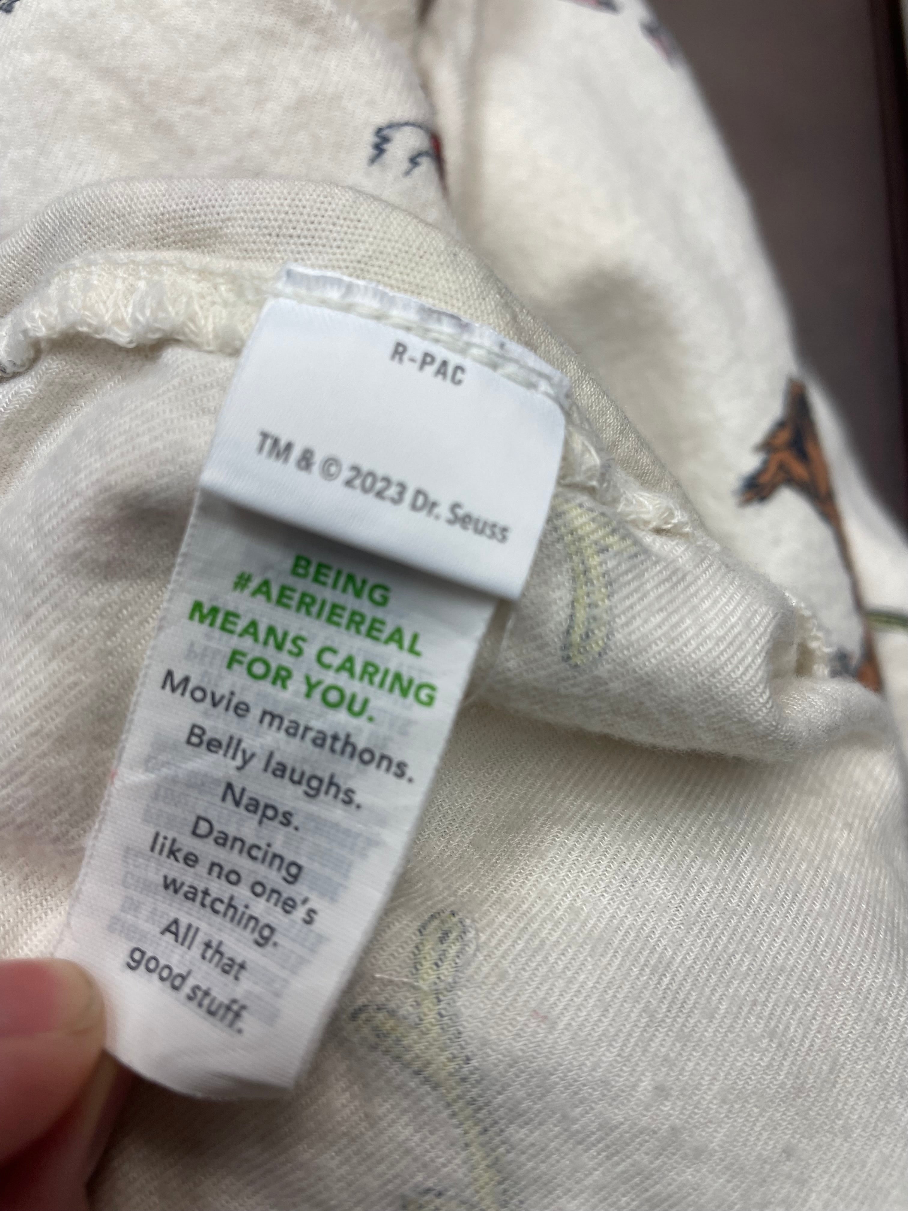 Aerie Christmas Cindy Lou Cho Flannel Pajama Pants (S)