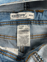 Wallflower Girls' Distressed Overalls (5/6)