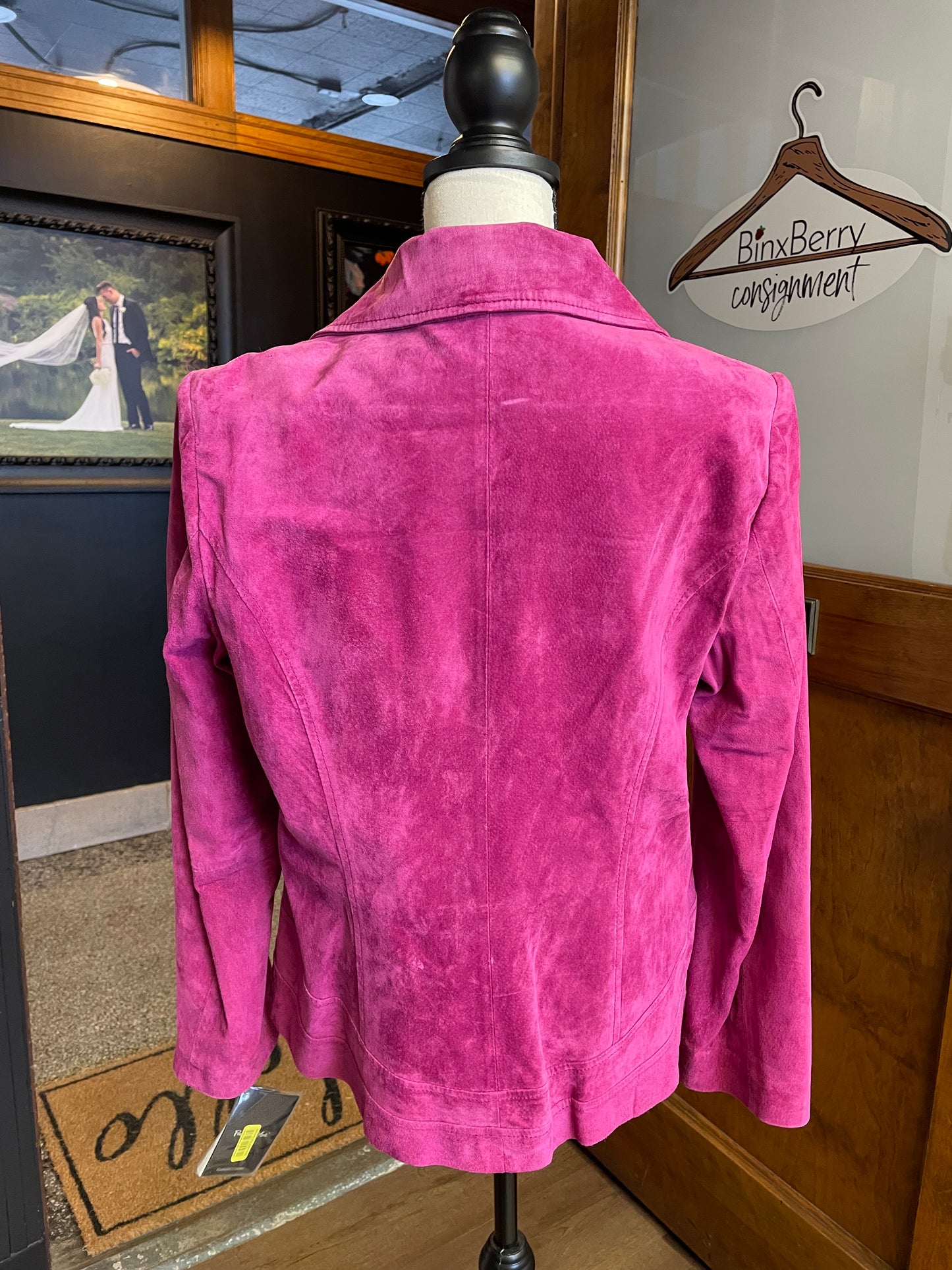 Preston & York NWT Leather Blazer (L)