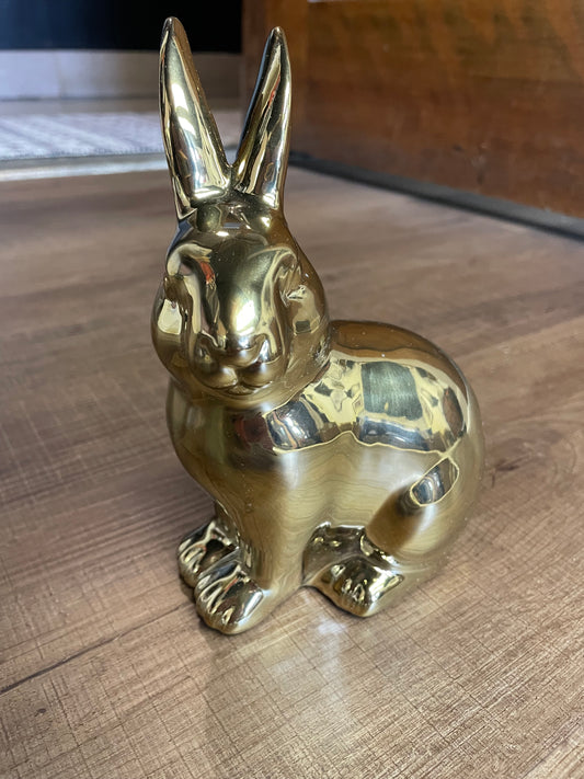 Threshold Gold Bunny Figurine