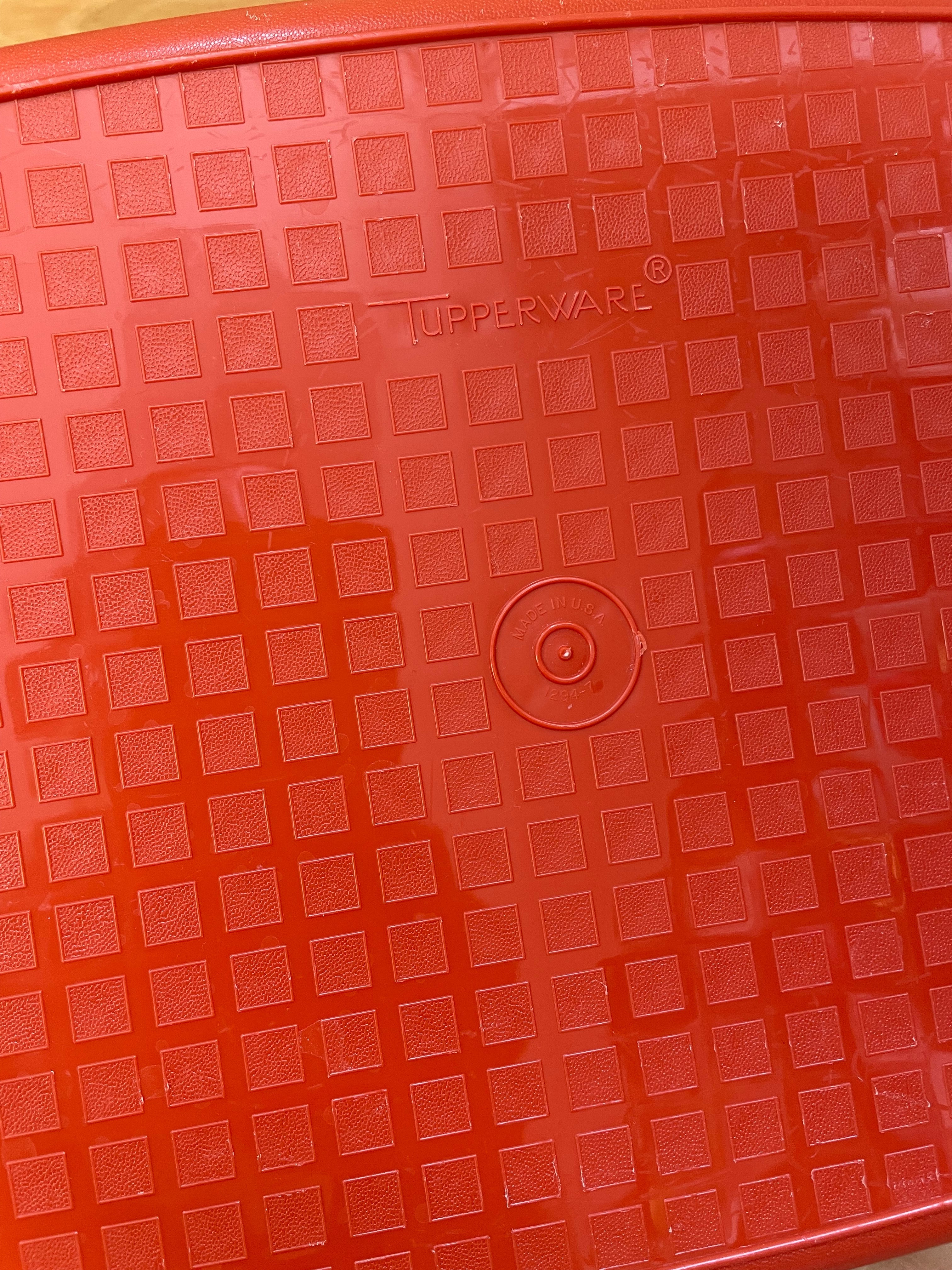 Vintage Tupperware Season N Serve Marinate Tenderizer 1518-1 Paprika Red