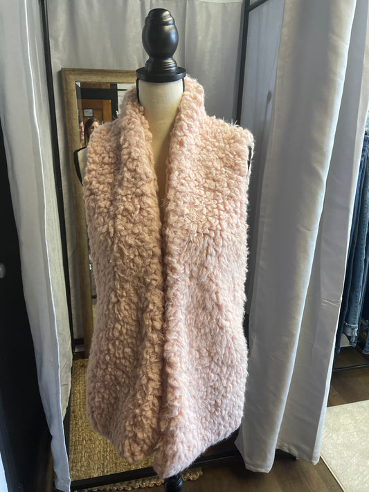 Ashley by 26 International Pink Flurry Vest (L)