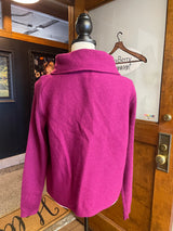 Chicos Wool Funnel Neck Sweater Wrap (1/M)