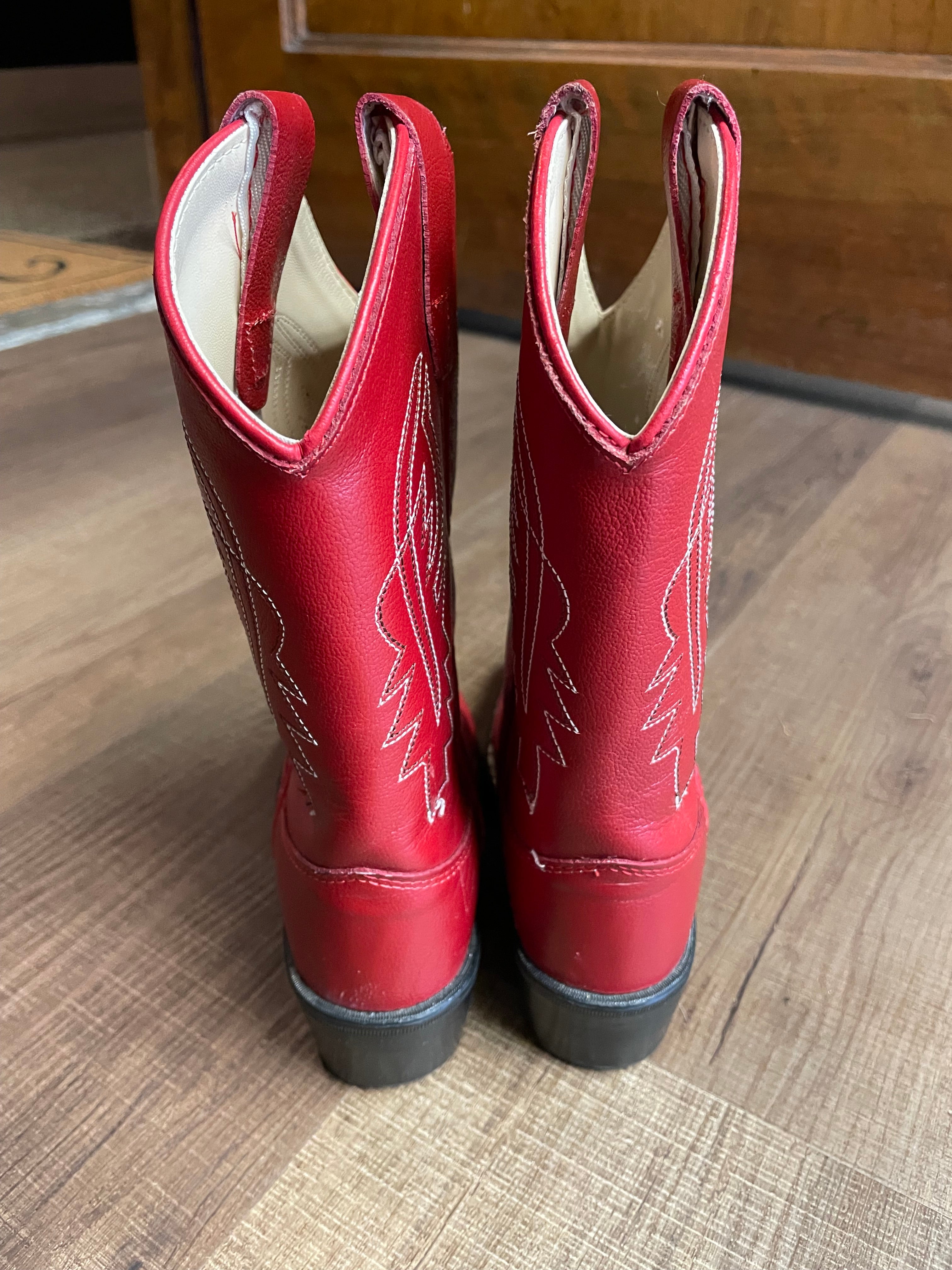 Shyanne Children's Almond Toe Leather Boot (Y12) - BinxBerry Consignment