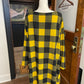 Emerald Gold & Black Plaid Dress (2X)