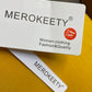 Merokeety Mustard Women's Snap Down Sweater (M)