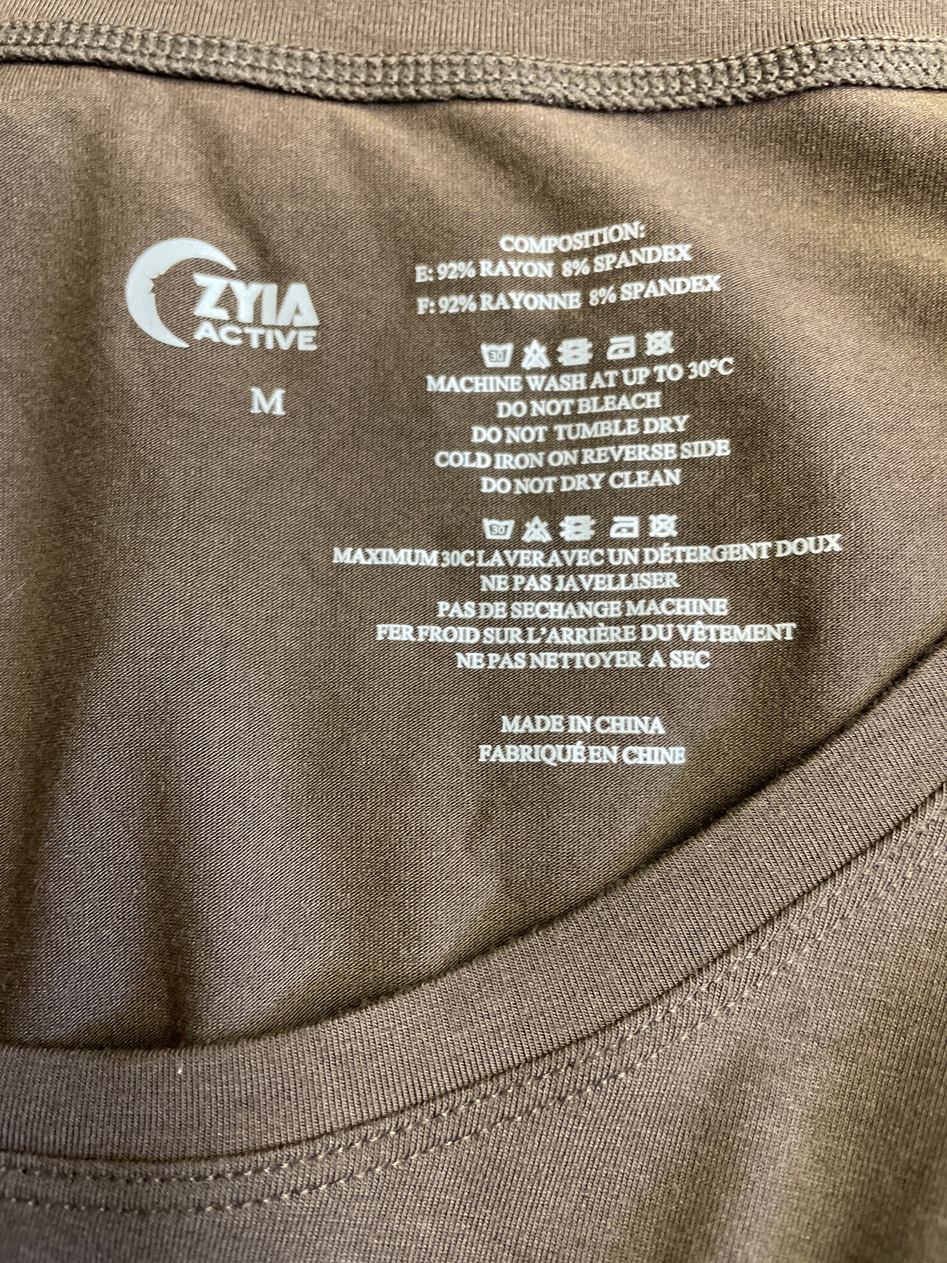 Zyia Active Women's Crewneck Super Soft Tee (M)