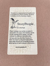 "A to Z" Art Reprint by Brian Andreas Glass Framed 12x15 - BinxBerry Consignment
