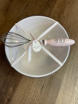 Rae Dunn Artisan Collection Bunny Love Bowl & Whisk