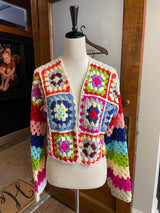 Elan Crochet Cropped Cardigan (M) - BinxBerry Consignment