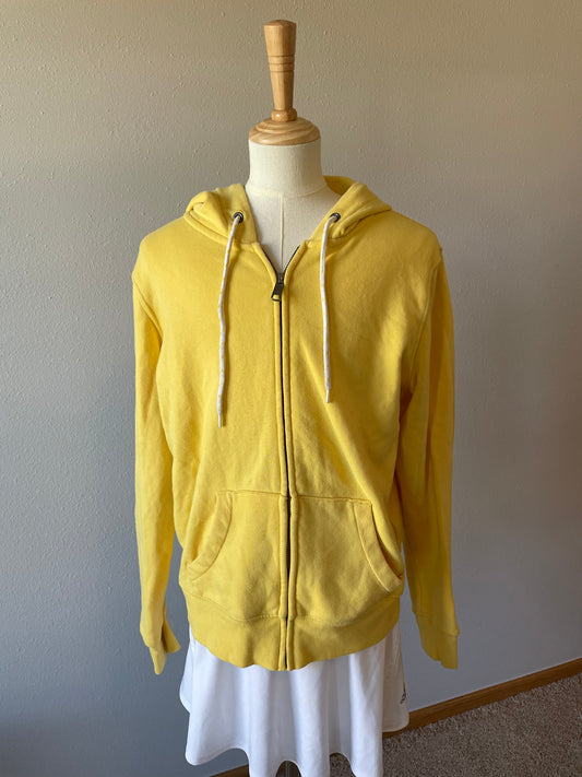 Old Navy Yellow Zip Hoodie (XS)