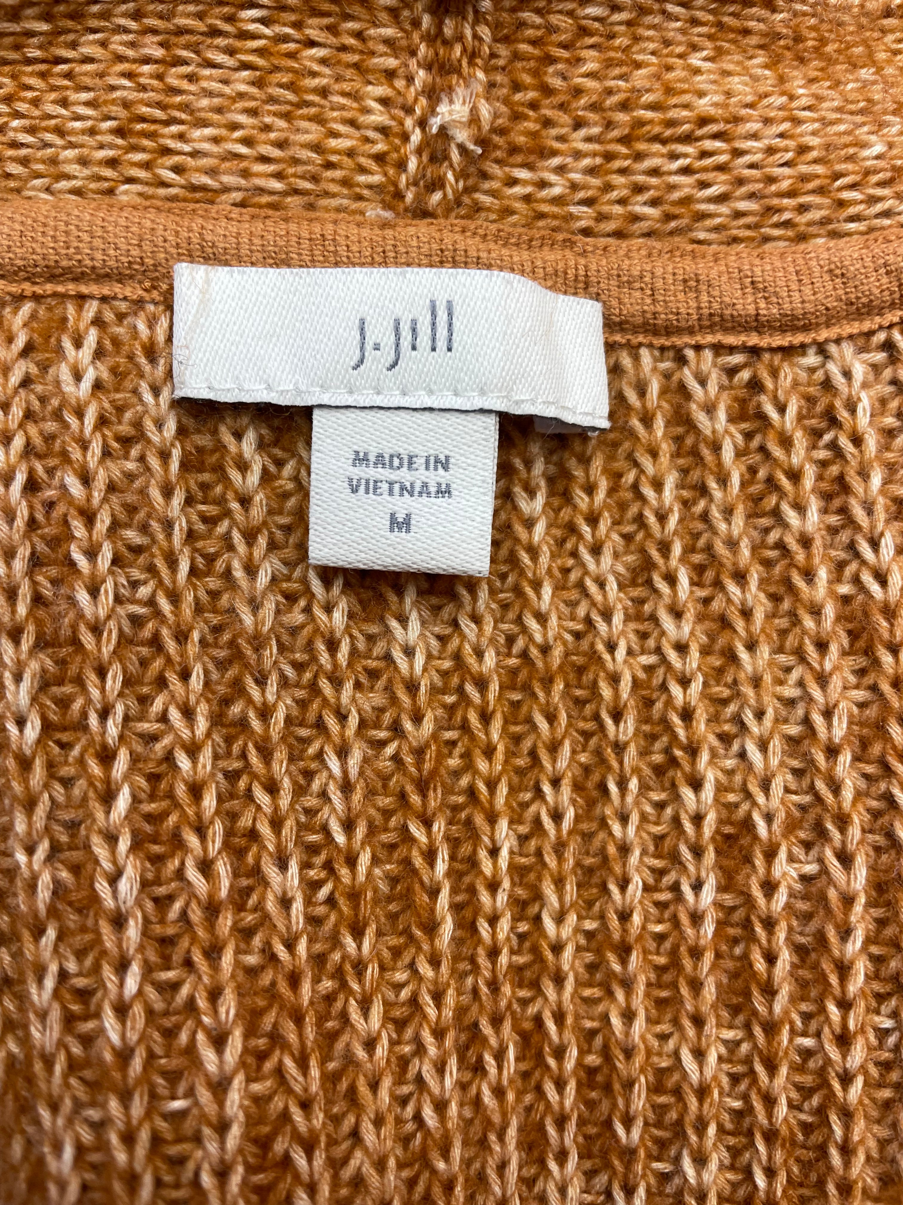 J. Jill Cable Knit Button Down Women's Cardigan (M)