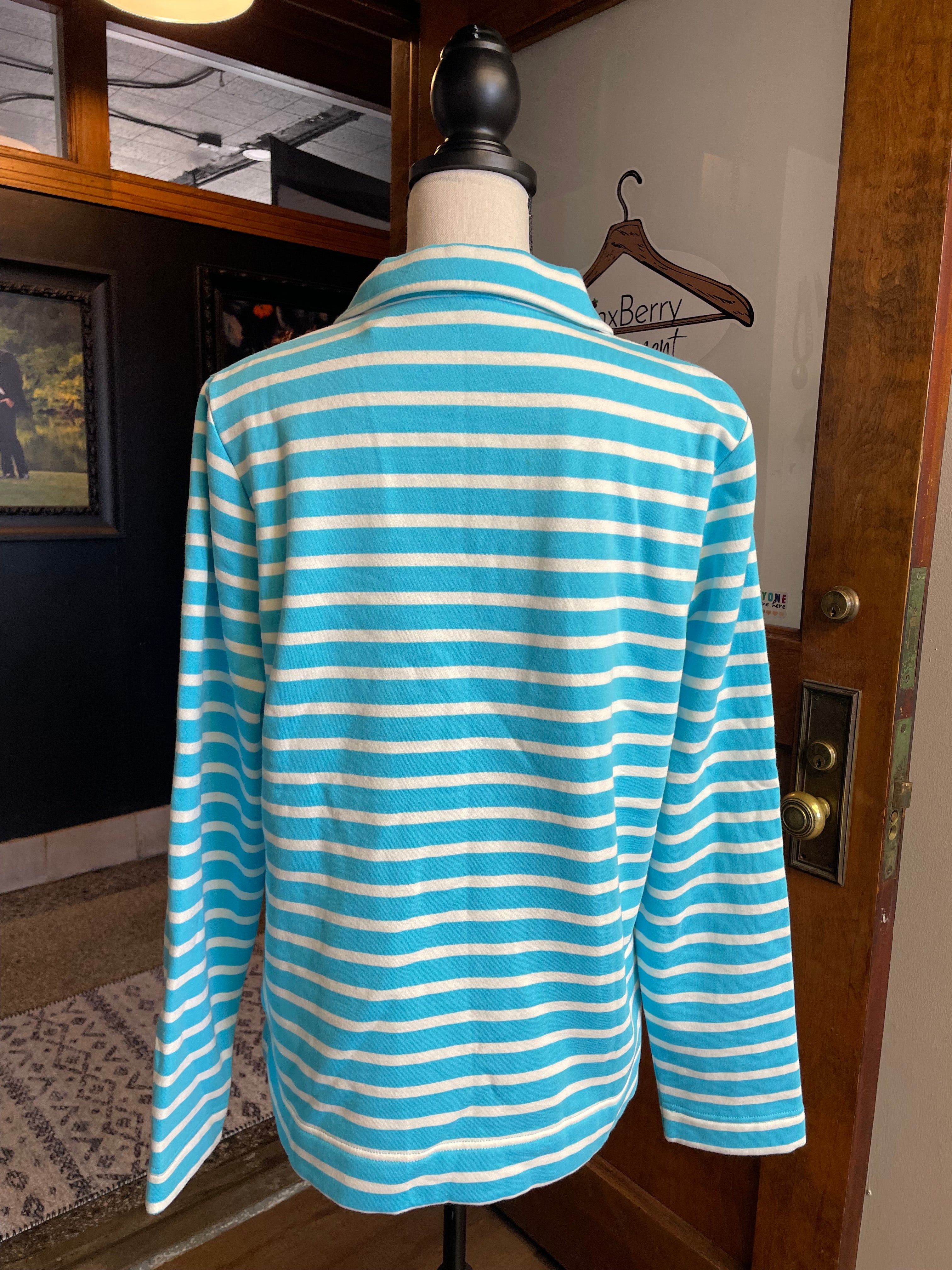 Talbots Striped Sweatshirt (L)